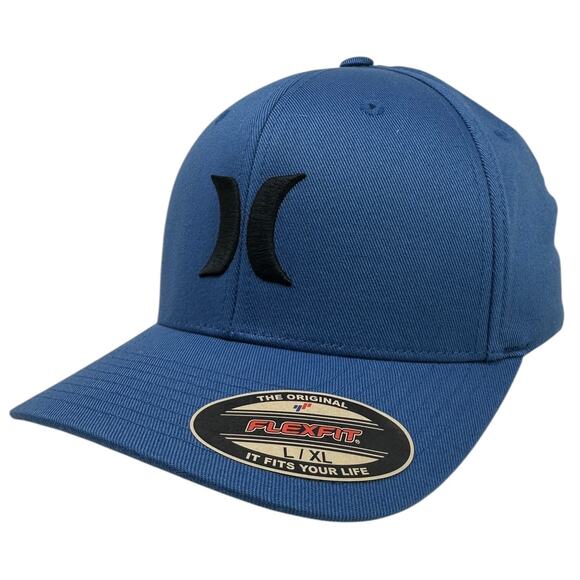 Hurley Other - Hurley Men's Hat One and Only Stretch Flex Fit Cap in L/XL Blue